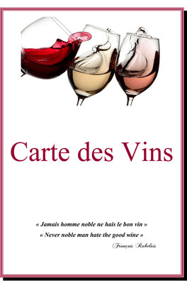 carte des vins 